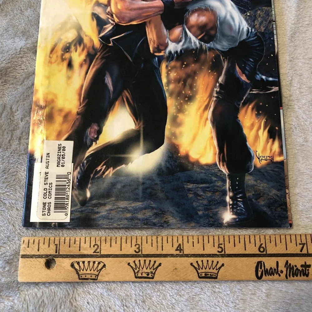 Vtg Stone Cold Steve Austin Chaos Comics WWF #3 Jan 2000 Wrestling Comic Book